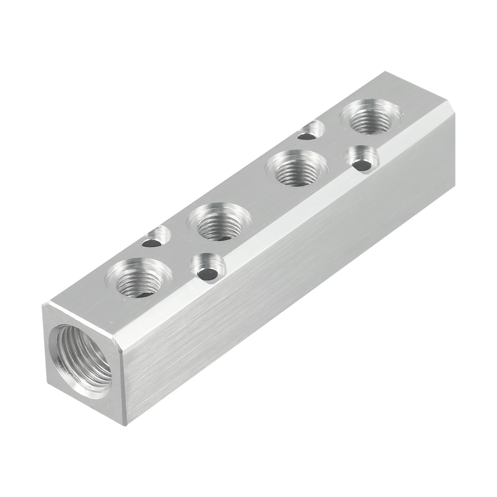 Aluminiowy rozdzielacz kolektora wydechowego Niezawodna dystrybucja powietrza Port gwintowany 1/2 Pt Rozwiązanie bezproblemowe