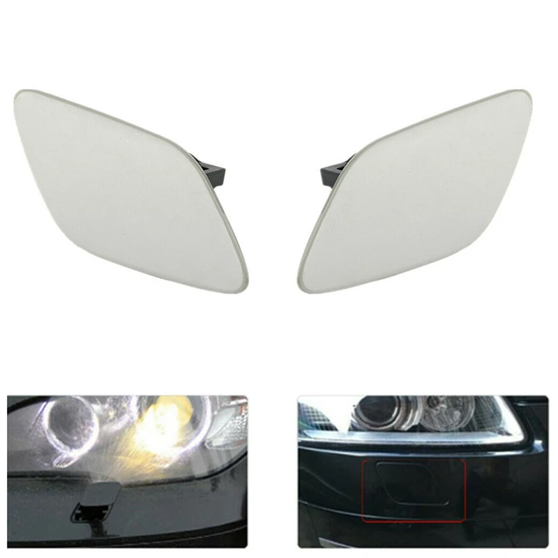 

Front Left Right Headlight Spray Nozzle Cap Cover For -BMW 3 Series E92 E93 2005-2013 61677171659 61677171660