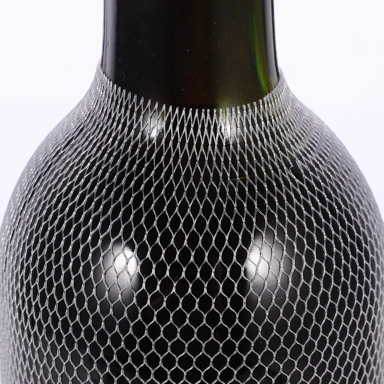 

50pcs Wine Bottle Sleeves Mesh Protector For Liquor Bottles Reusable Travel Wine Sleeve Shipping Packaging Safe Carrying Kitchen