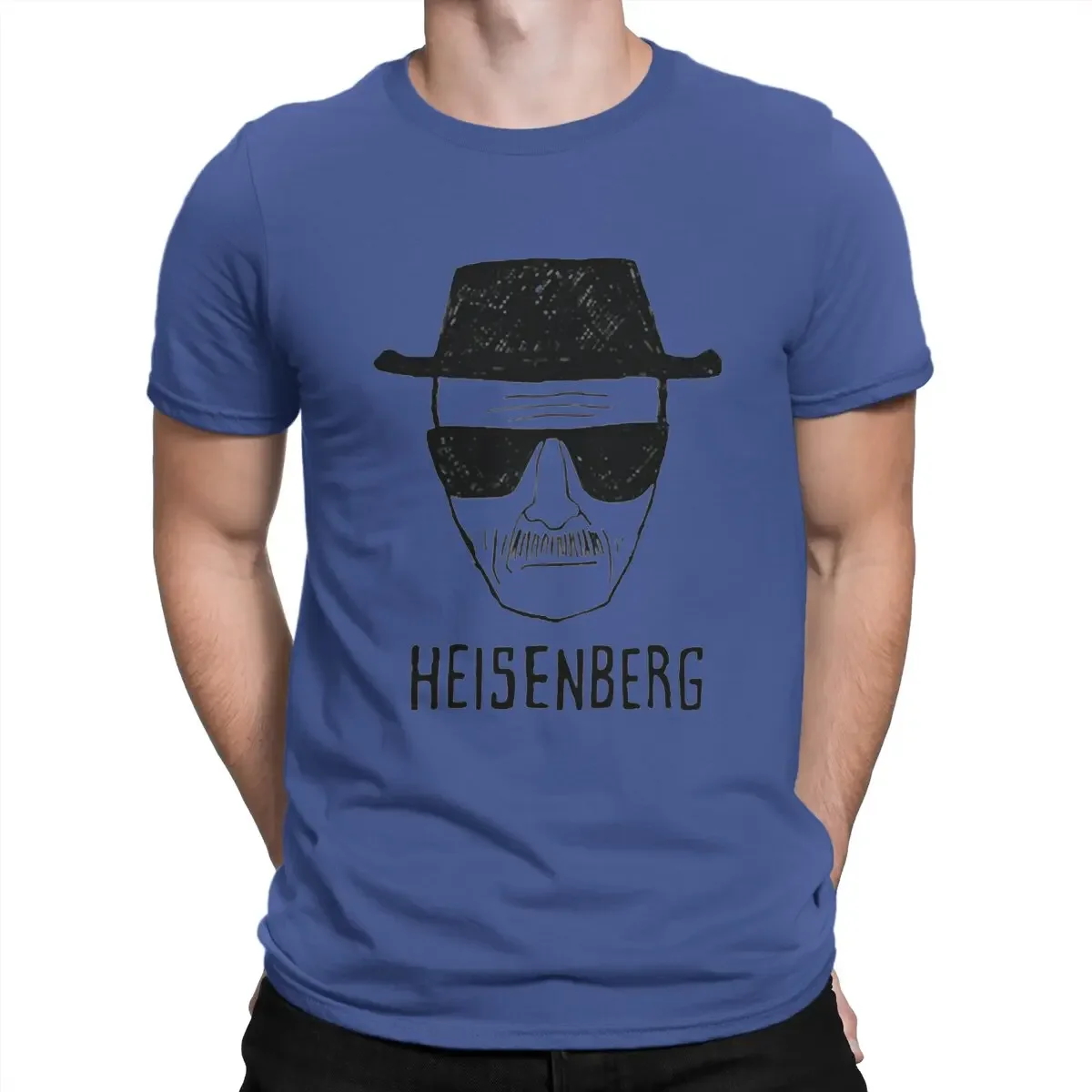 2024 Asethetic Men T Shirt Breaking Bad Walter White TV Men's TShirt Heinsenberg Individuality Short Sleeves Pure Cotton Tops