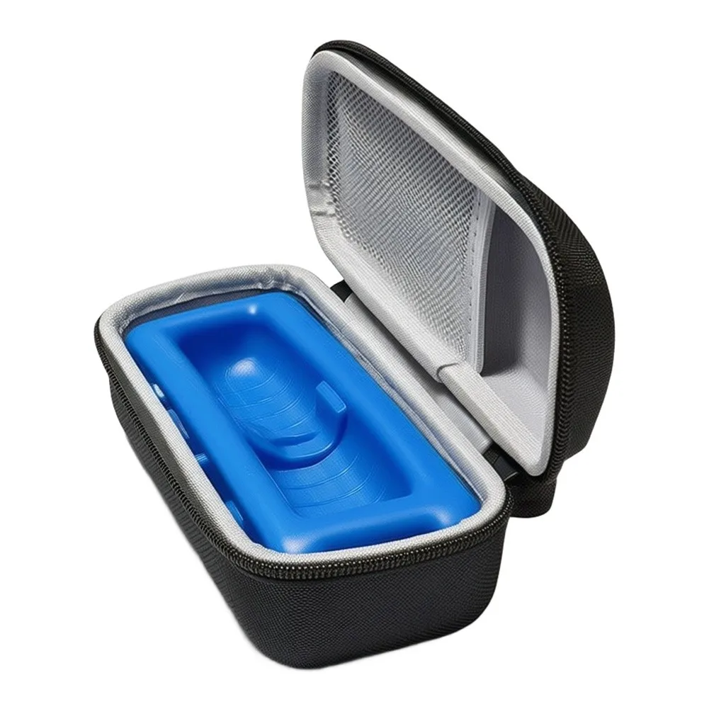 Portable Peptide Travel Case Insulin Cooler with Fixed Vial Holder and Cooling Function for Safe Medication Carry