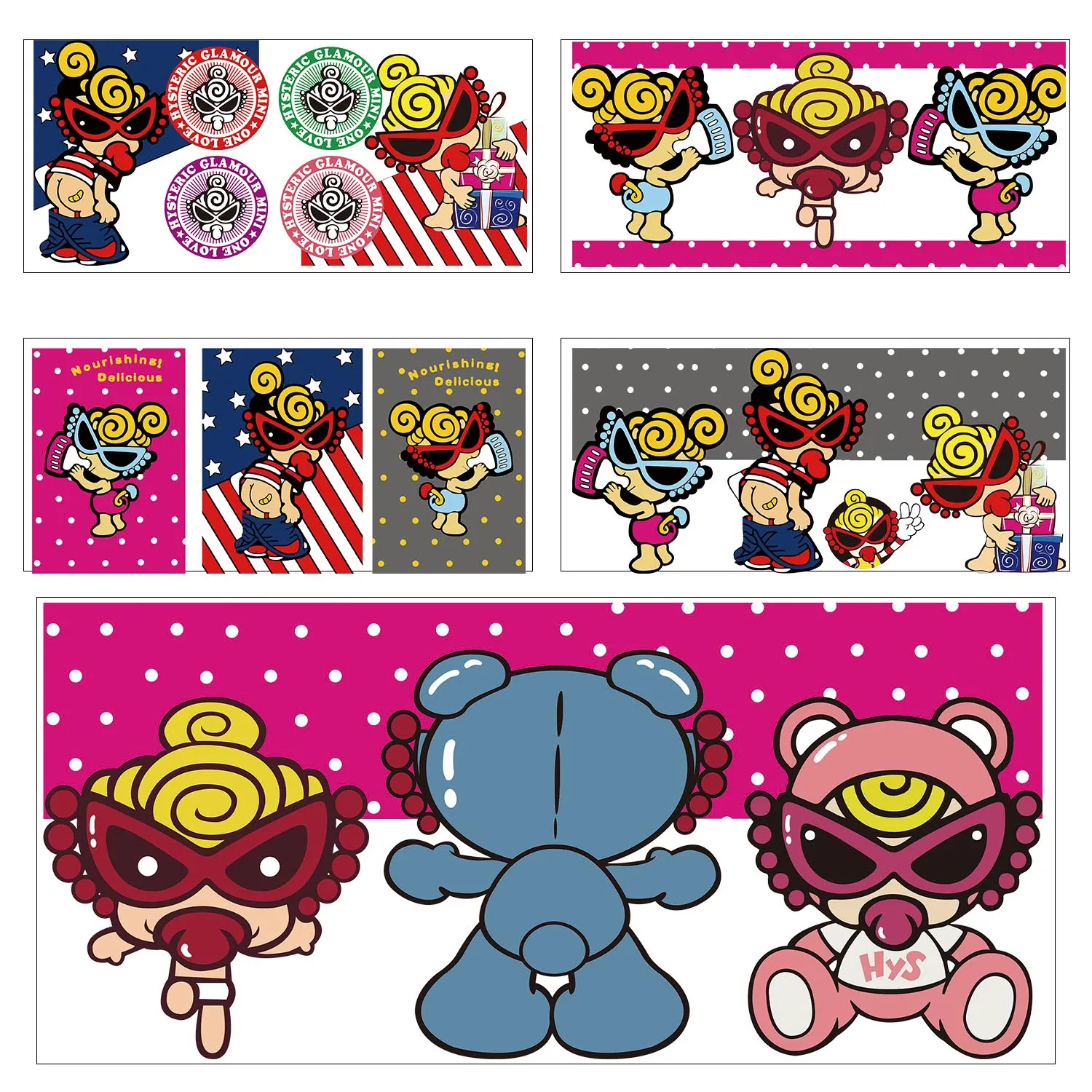 

Cute mini Baby Easy peel waterproof DIY Decals 3D transfers uvdtf stickers 16oz uv dtf tumbler cup wraps sticker