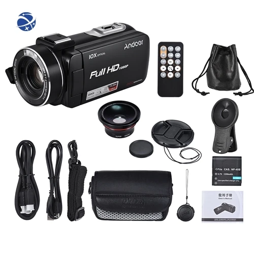 

YYHC 24MP Digital Live Streaming Camcorder 1080P 30fps Digital Video Camera 10X Digital Zoom For Youtube Vlogging