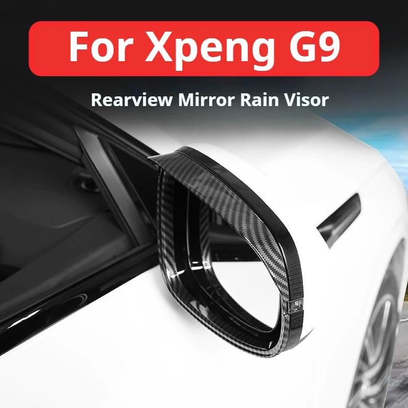 

For Xpeng G9 Xiaopeng G9 Rearview Mirror Rain Eyebrow Rearview Mirror Rain Deflector Frame Body Decoration Exterior Accessories