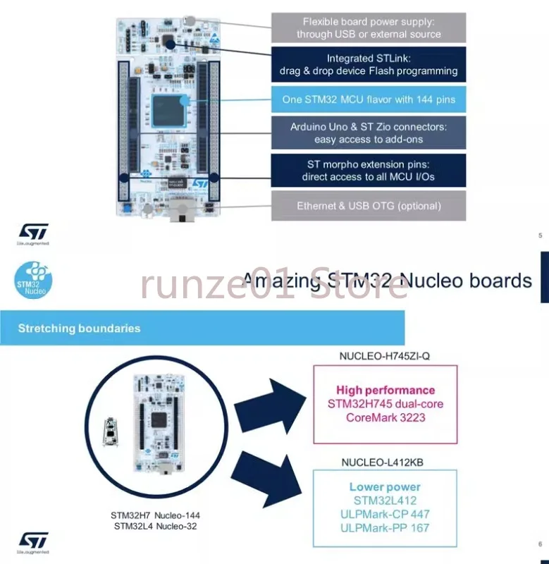 NUCLEO-F446RE Development Board, STM32F446RET6, original