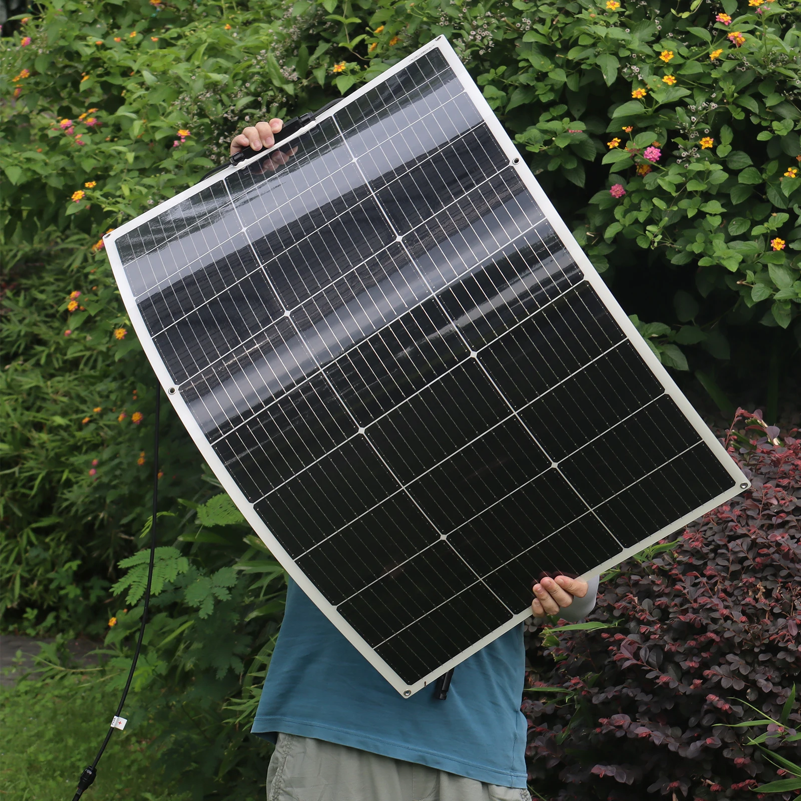 

XINPUGUANG Солнечная панель Солнечная батарея 100 Вт (1 или 2 шт. 100 Вт ) 200 Вт Гибкие солнечные панели Батарея модуль зарядное устройство для RV лодки автомобиля дома зарядки аккумулятора Открытый источник питания