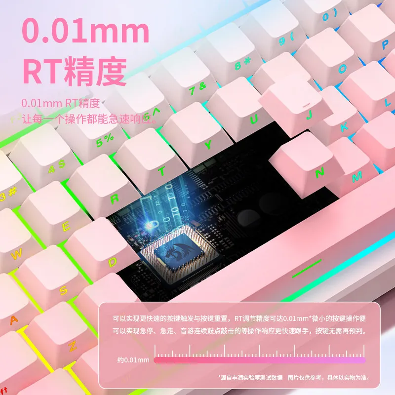 Redragon M87 Magnetic Switch Wired Keyboard Hot-swappable Gasket Structure 8k E-sports Gaming Customized Keyboard 87keys - view 5