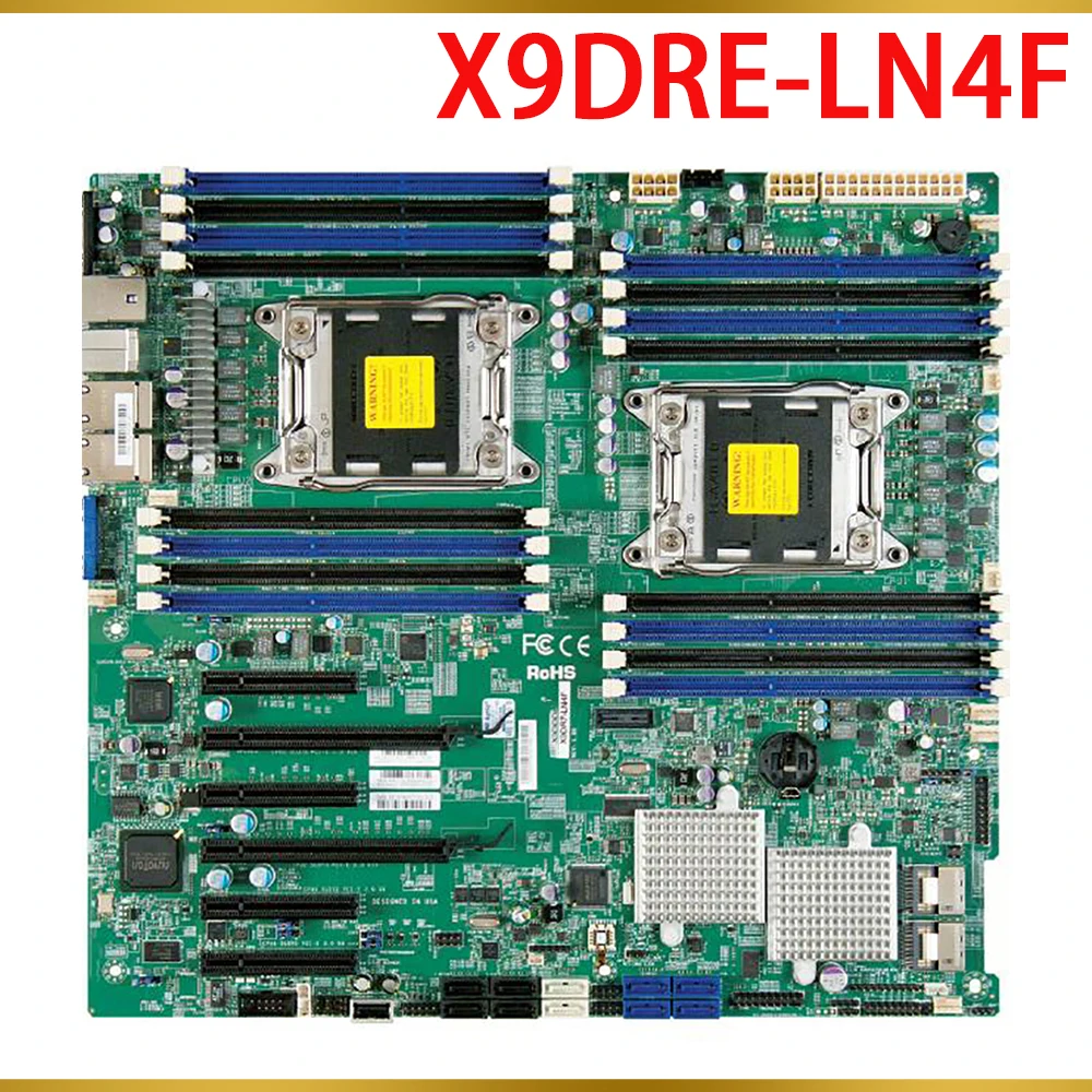 

For Supermicro Server Motherboard E5-2600 Family ECC LGA2011 DDR3 8x SATA2 And 2x SATA3 Ports X9DRE-LN4F