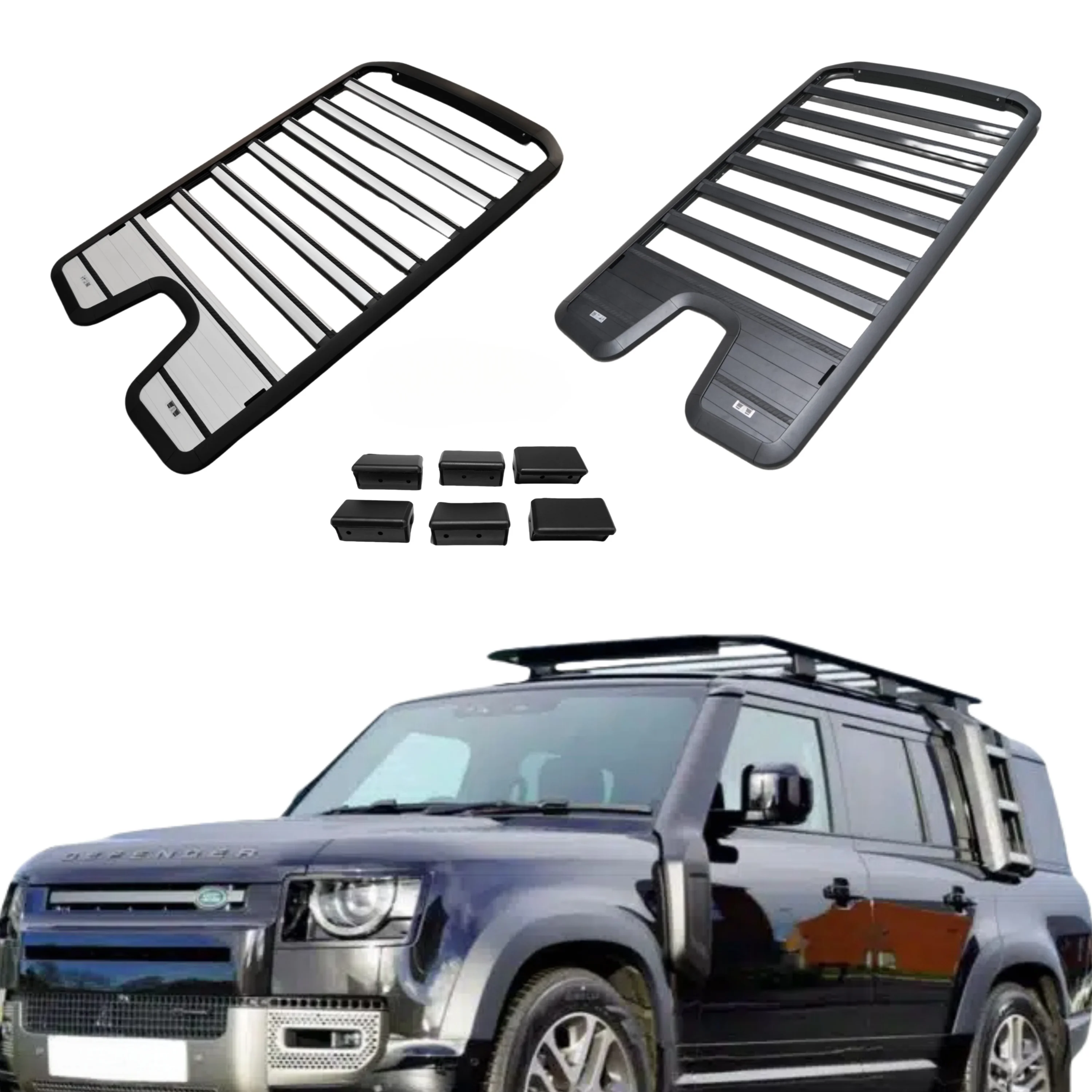 

Car Roof Racks Roof Platform for 2020-2025 Land Rover Defender 130 High Quality Aluminum Roof Basket YH-Q-LD024