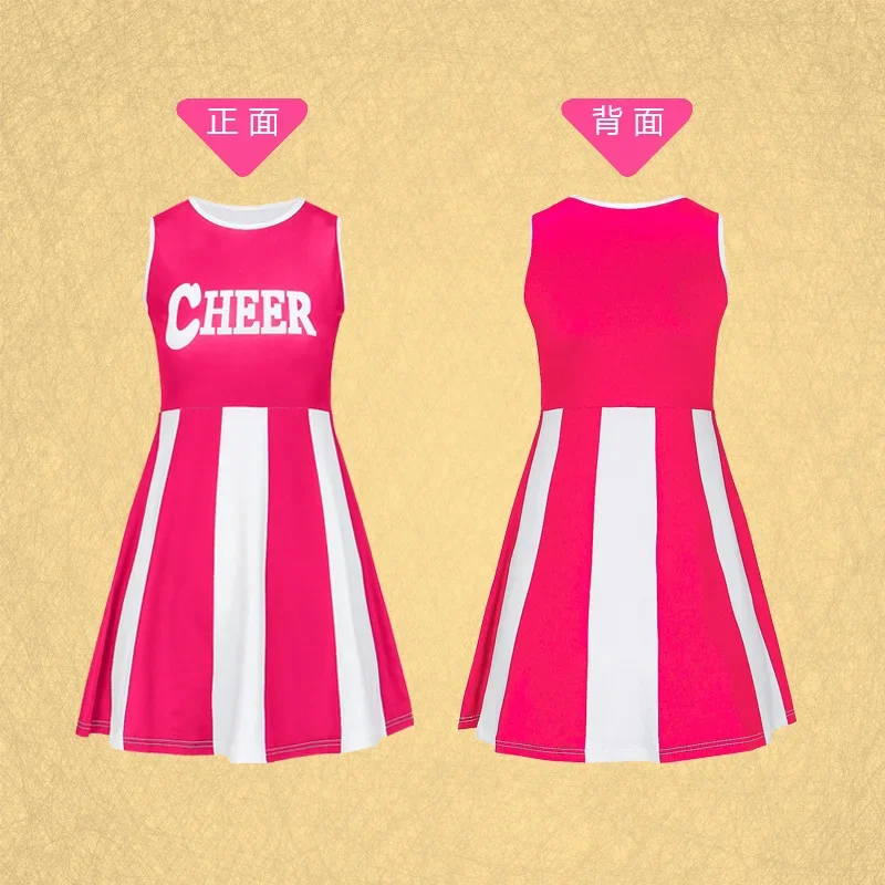 Lightweight Children's Cheerleading Performance Costume Group Gymnastics Student Games Cheerleading Performance Competition Skir
