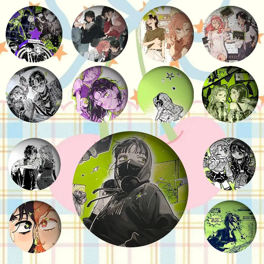 

T-The Guy She Was InterestedS Badges Cartoon Lapel Pins Breastpin Badge Fans' Trinkets Presents People Backpack Adornments Jewe