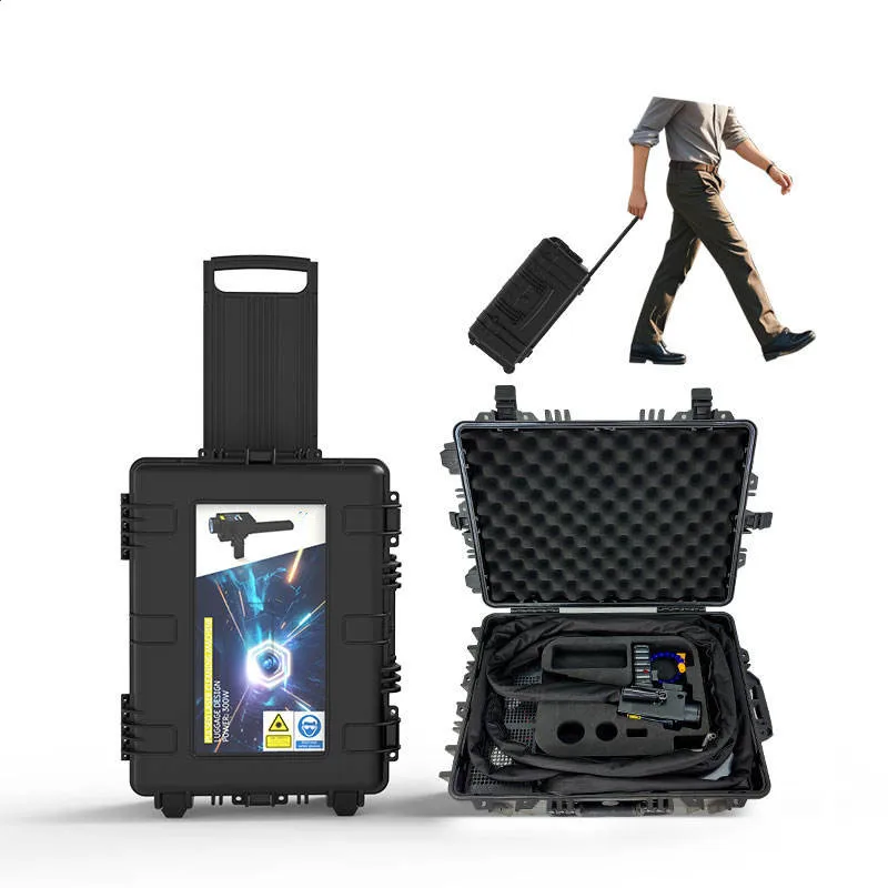 Laser Rust Removal Cleaner Machine 200W Pulse Handheld Laser Cleaning Machine For Rust Paint Metal Oil Graffiti Coating Removing