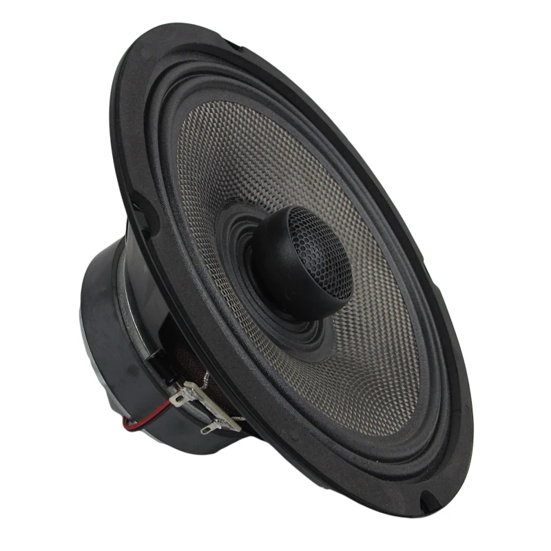 RMS 40W 8Inch 4ohm/8ohm Carbon fiber cone with silk lip for clear transparent sound Full Range Coaxial Speaker(1pcs speaker)