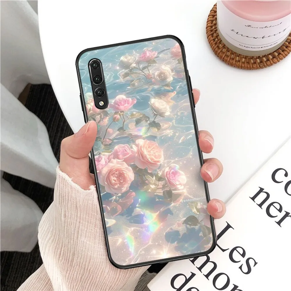 3D Water Ripple Simple Art Phone Case For Huawei P 8 9 10 20 30 40 50 Pro Lite Psmart Honor 10 Lite 70 Mate 20lite