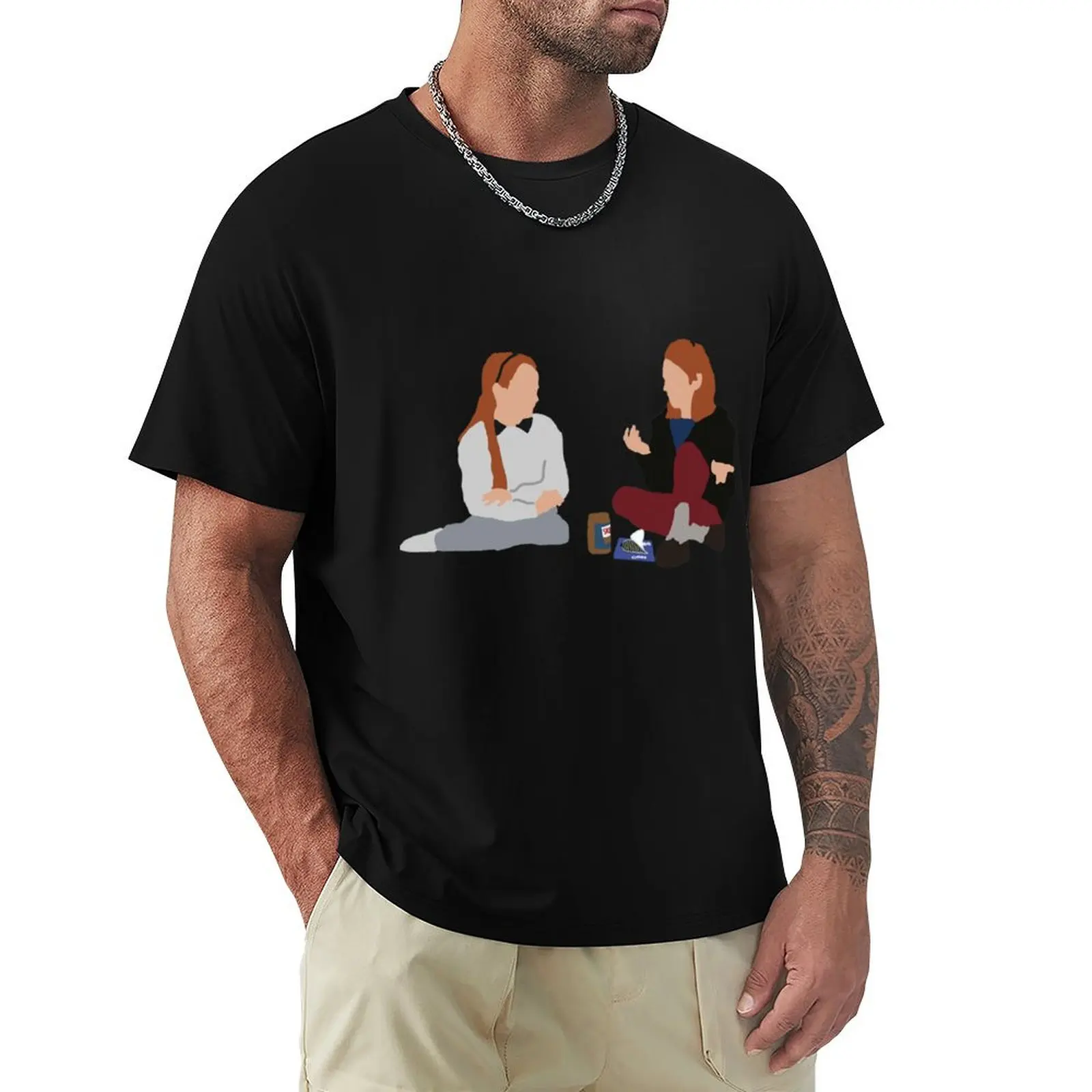 Hallie And Annie (From Parent Trap) T-Shirt Plus Size Loose Short Sleeve Top
