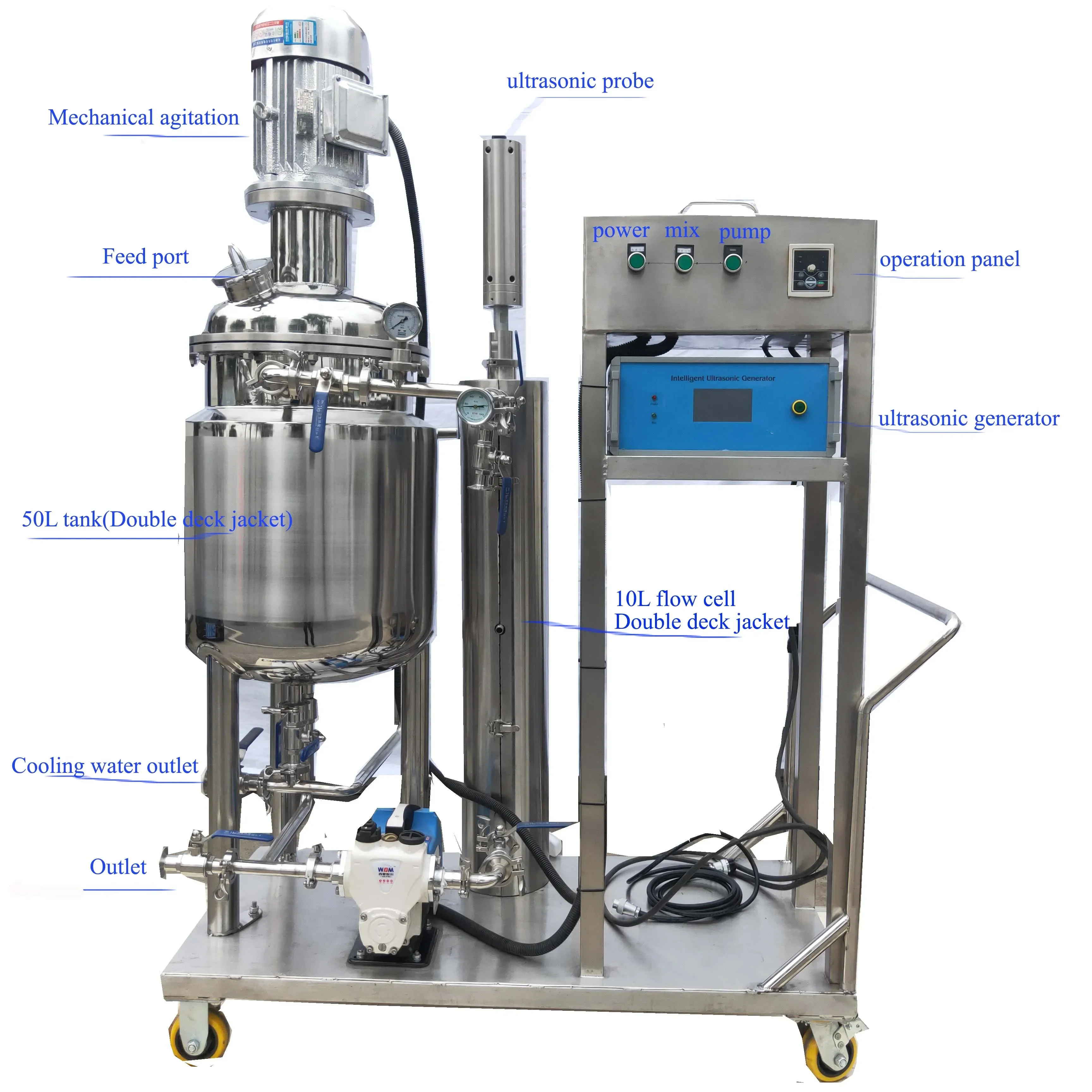 High Quality 3000W Essential Oil Ultrasonic Extracting Machine