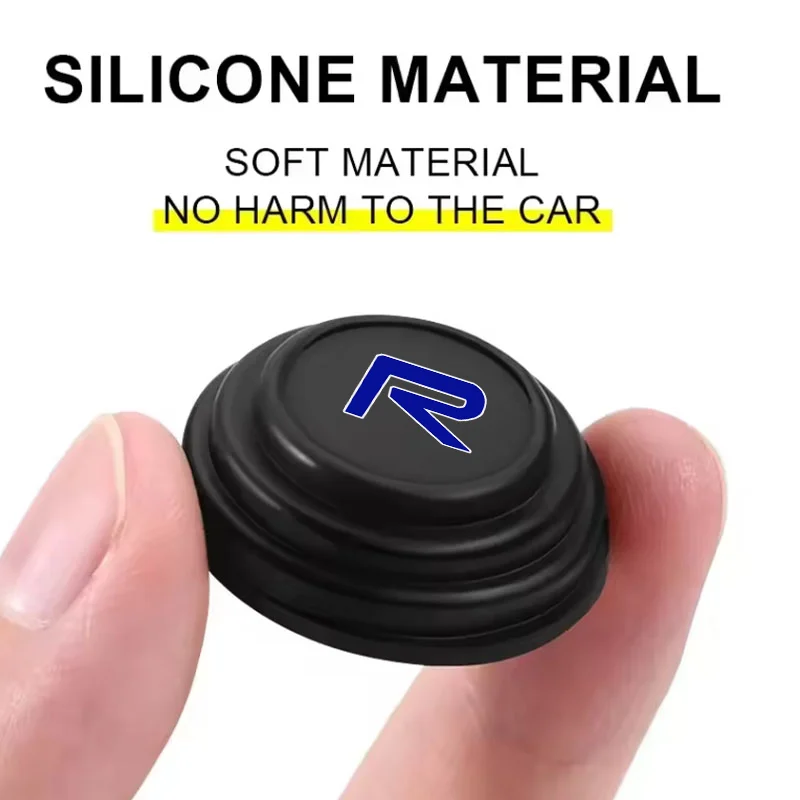 Car Door Shock Absorber Silicone Pads Universal Anti Shock Pad For Volvo R design AWD S40 S60 S90 XC40 XC60 XC90 V40 Accessorie