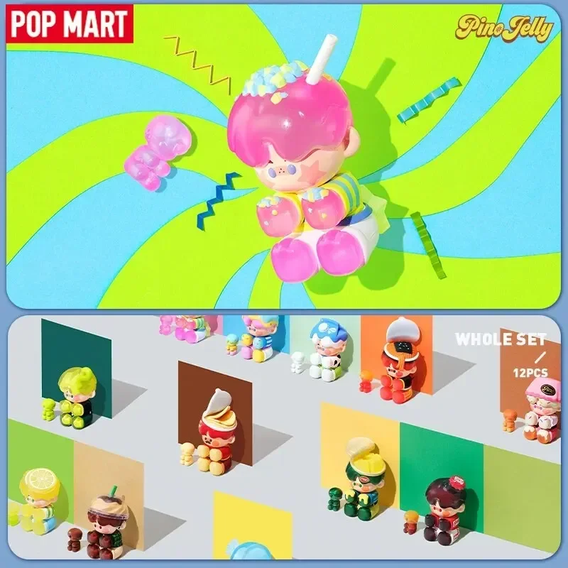 

POP MART PINO JELLY Taste Личность Тестовая серия Mystery Box Аниме Оригинальная коллекция фигурок Настольные украшения Кукла Слепая коробка