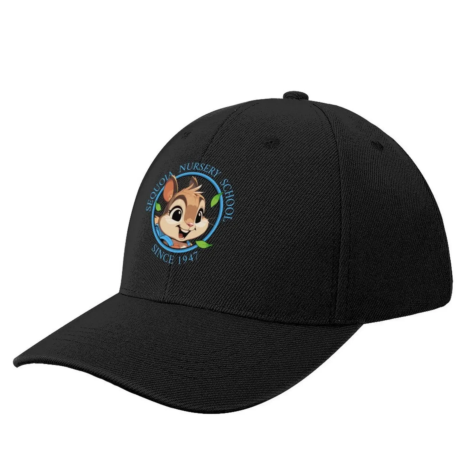 Cheeks the Chipmunk - Face w Blue Text Curved 1947 (Best on White or Black) Baseball Cap