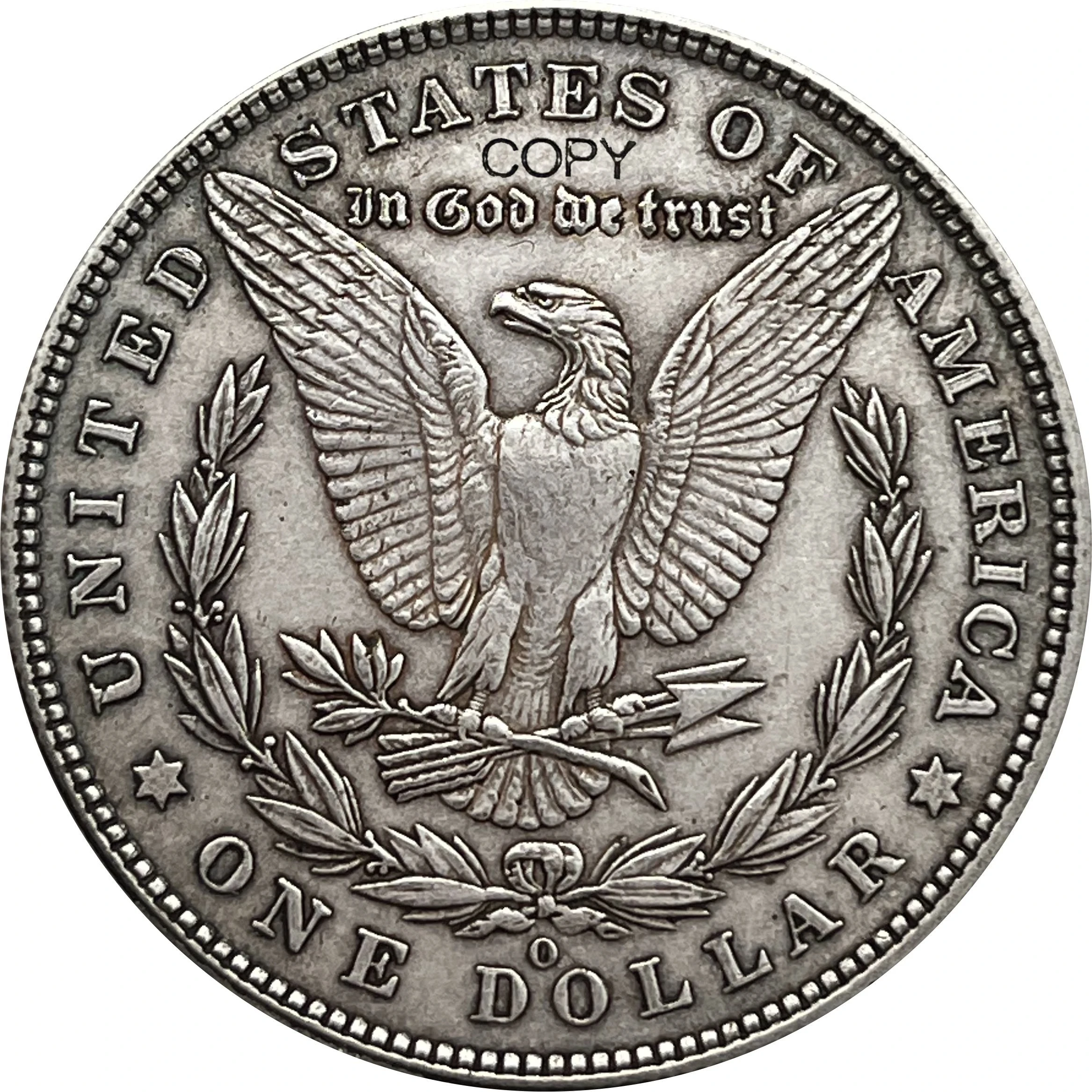 US 1898 O One 1 Dollar Morgan Silver Plated America Copy Commemorative Coin United States Ww2 Liberty Moneda Collectible Coins