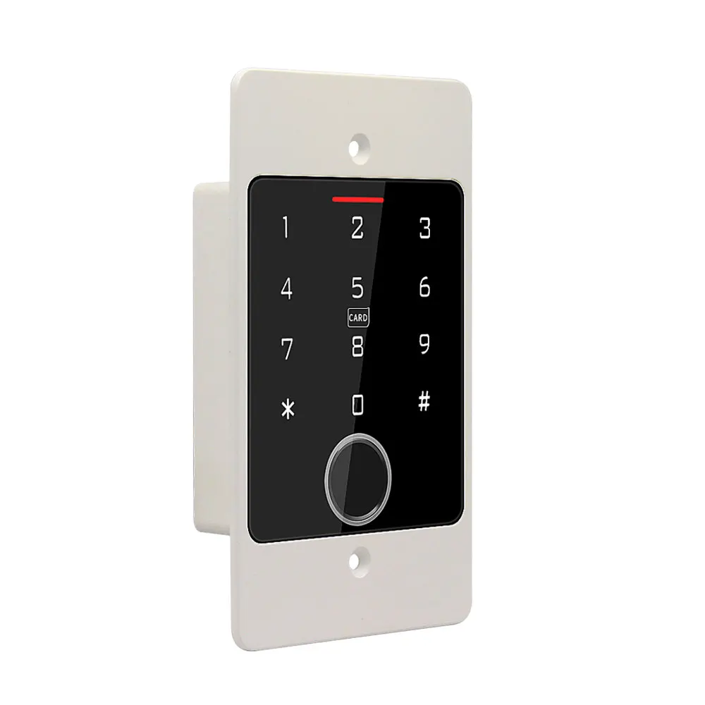 WiFi Tuya Smart Door Lock Keyboard RFID Access Controller Waterproof Metal Keypad Concealed Pit mounted Biometric Access Control