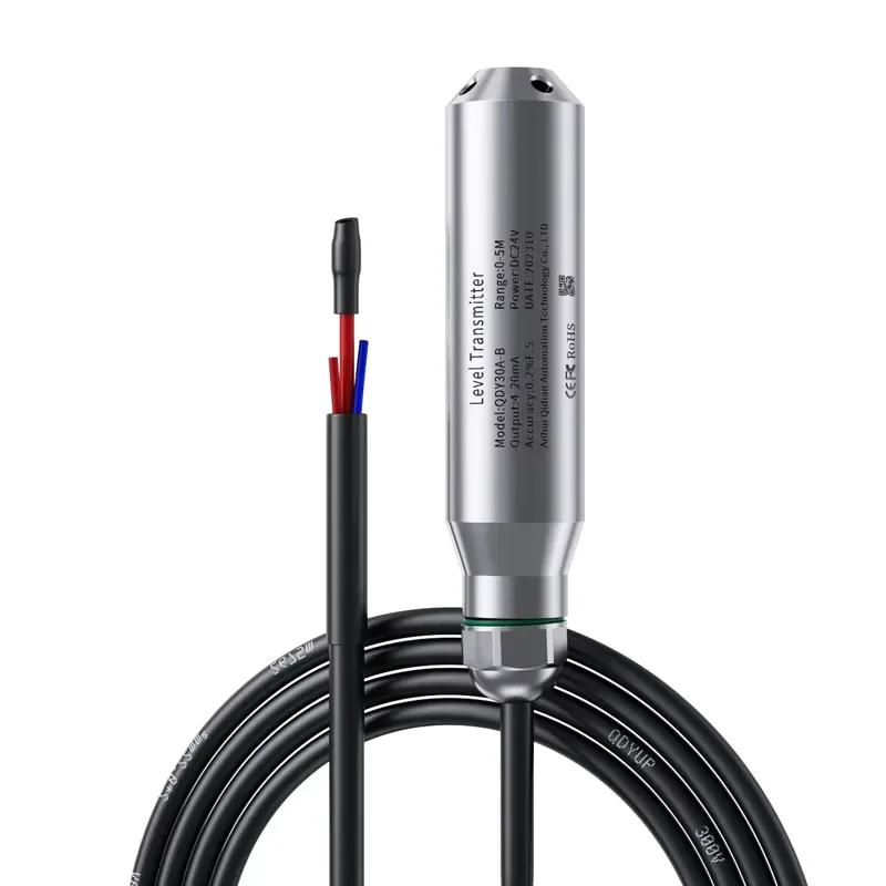 Lastest Water Level Sensor 0-10v 4-20mA RS485 0-5M Submersible Liquid Level Transmitter Liquid Level Sensor