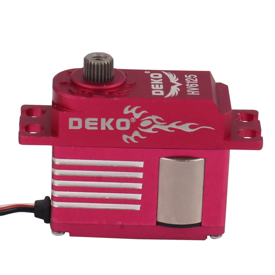 

DEKO 6125HV 70E Fixed Wing Servo Metal Medium for 450 500 Class Helicopter Slant Lock Tail Control