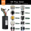 Ebike 3-Modus-Sinuswellen-Controller 45 A 36 V 48 V 52 V elektrischer Fahrradmotor bürstenloser Controller 1000 W-2000 W mit UKC1 LCD-Farbdisplay 3