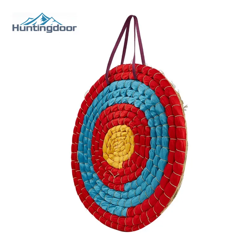 1 Layer 2cm*30cm Straw Target Red Blue Round Target Strong Durable for Darts Archery Children Bow Shooting Practice