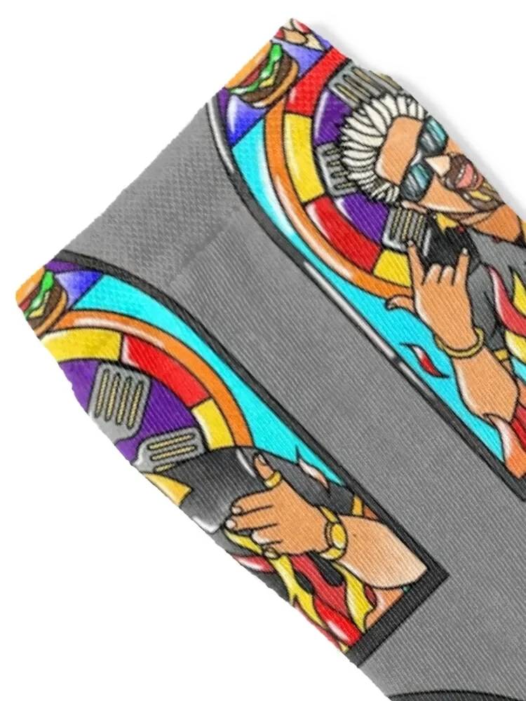 The Patron Saint of Diners, Drive-in’s, and Dives Socks heated new year Socks Male Women's