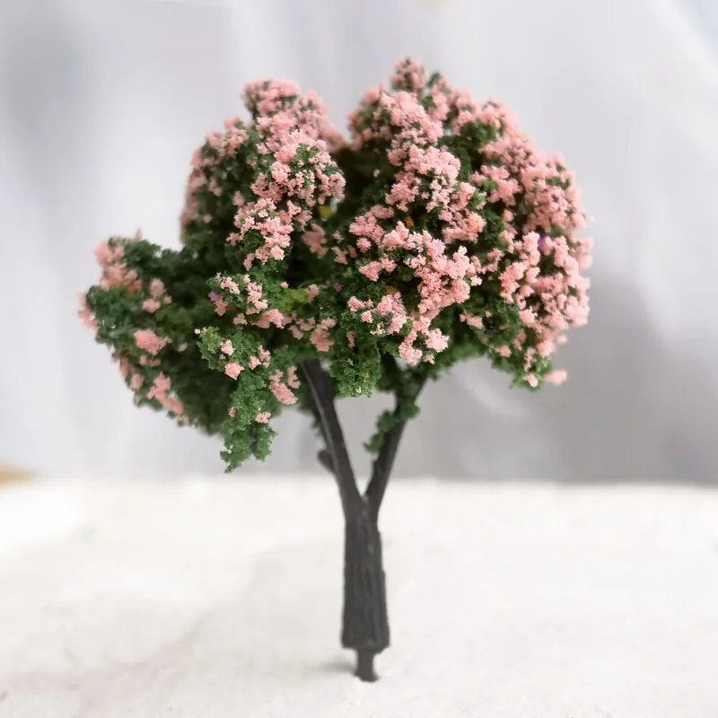 25PCS Artificial Tree Model Material Doll House Decora Miniature Plastic Model Tree Lanscape N Scale Model Train Railroad Layout