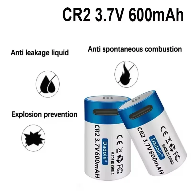 CR2 3.7V 600Mah Usb…