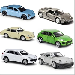 1:36 Porsche 911 918 Carrera S Sports Car Pull Back Car Model Alloy Toy For Kid Gifts Collection