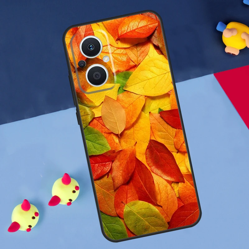 Colorful Leaves Case For OPPO Reno 4Z 5Z 8T 8 10 Pro 4 5 6 7 Lite OPPO Find X6 Pro X3 X2 Neo X5 Lite Cover