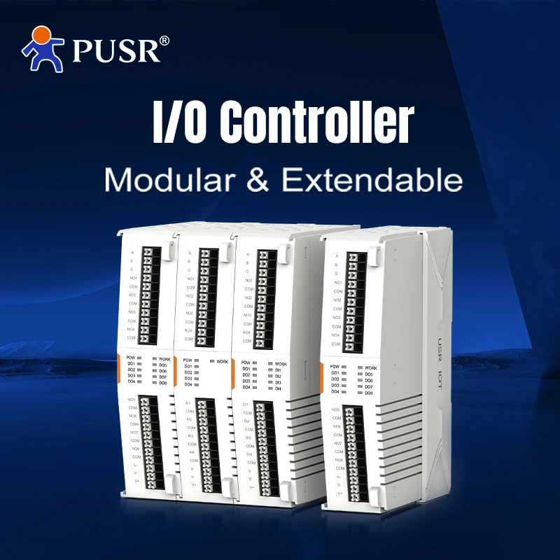 

Pusr 4*ai, 4*do/4*di, 4*do/4*ai, 4*ao/ 8*do/8*di Extender Controller System Io Module Io Modular Design