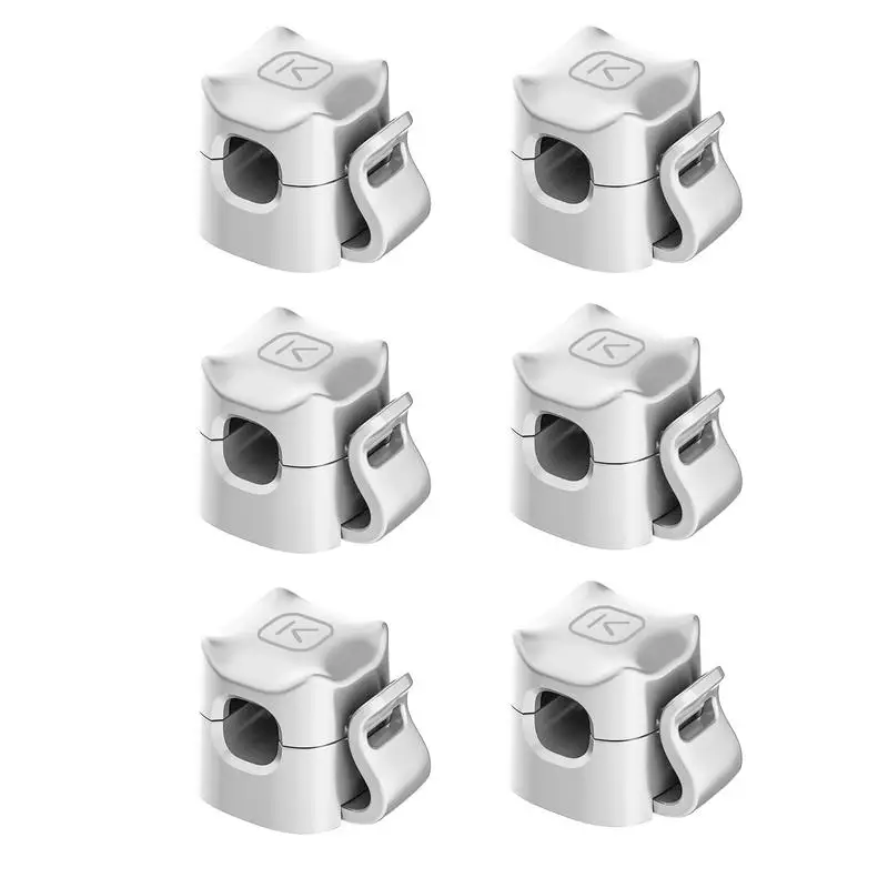 Cable Clips Portable Adhesive Cable Organizer Multifunctional Mini Compact Wire Clips For Cables Ties Organizer Accessories