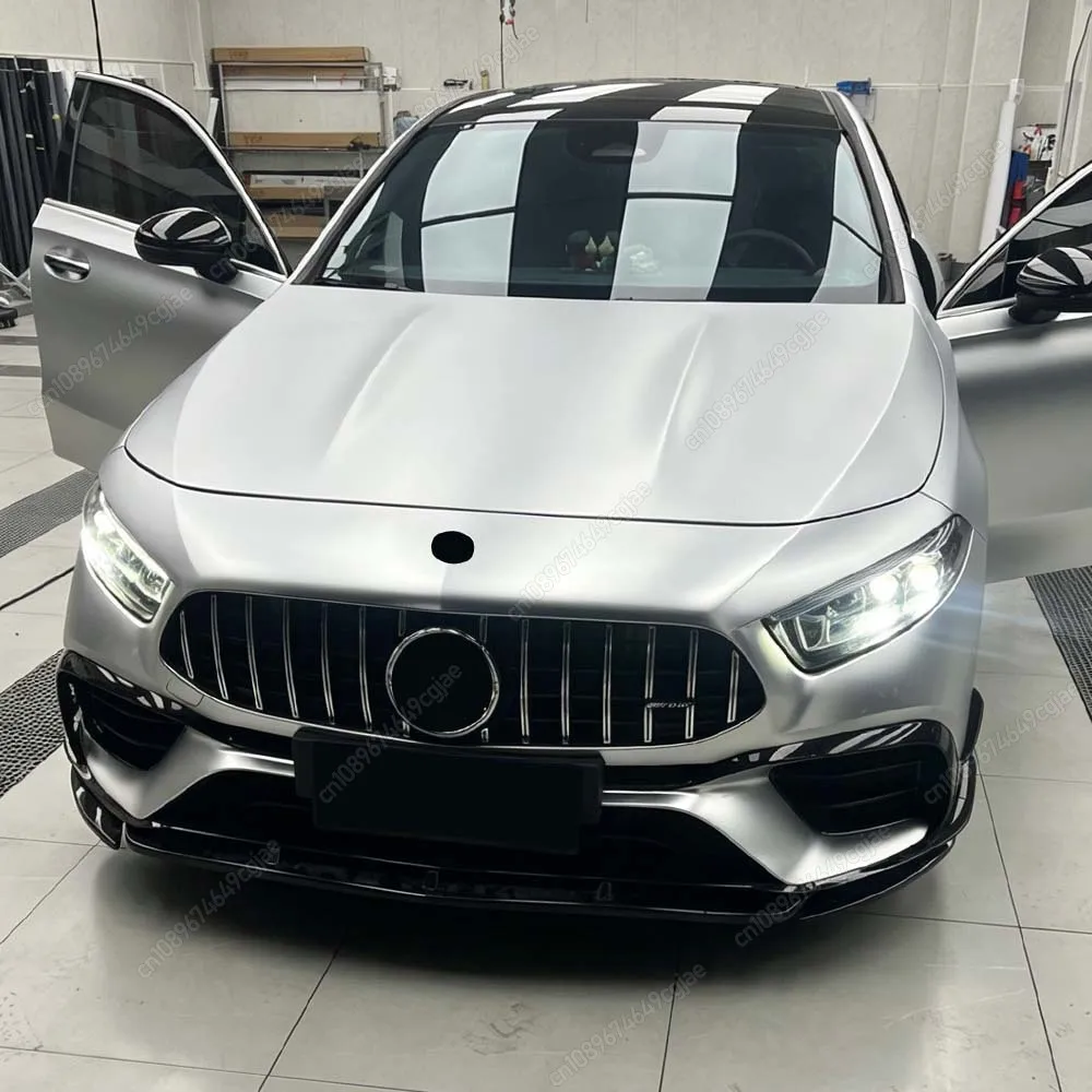 

For Mercedes Benz W177 A180 A200 A35 AMG 2023-2025 ABS Tuning Car Front Bumper Lip Splitter Diffuser Bodykit Spoiler Guard Cover