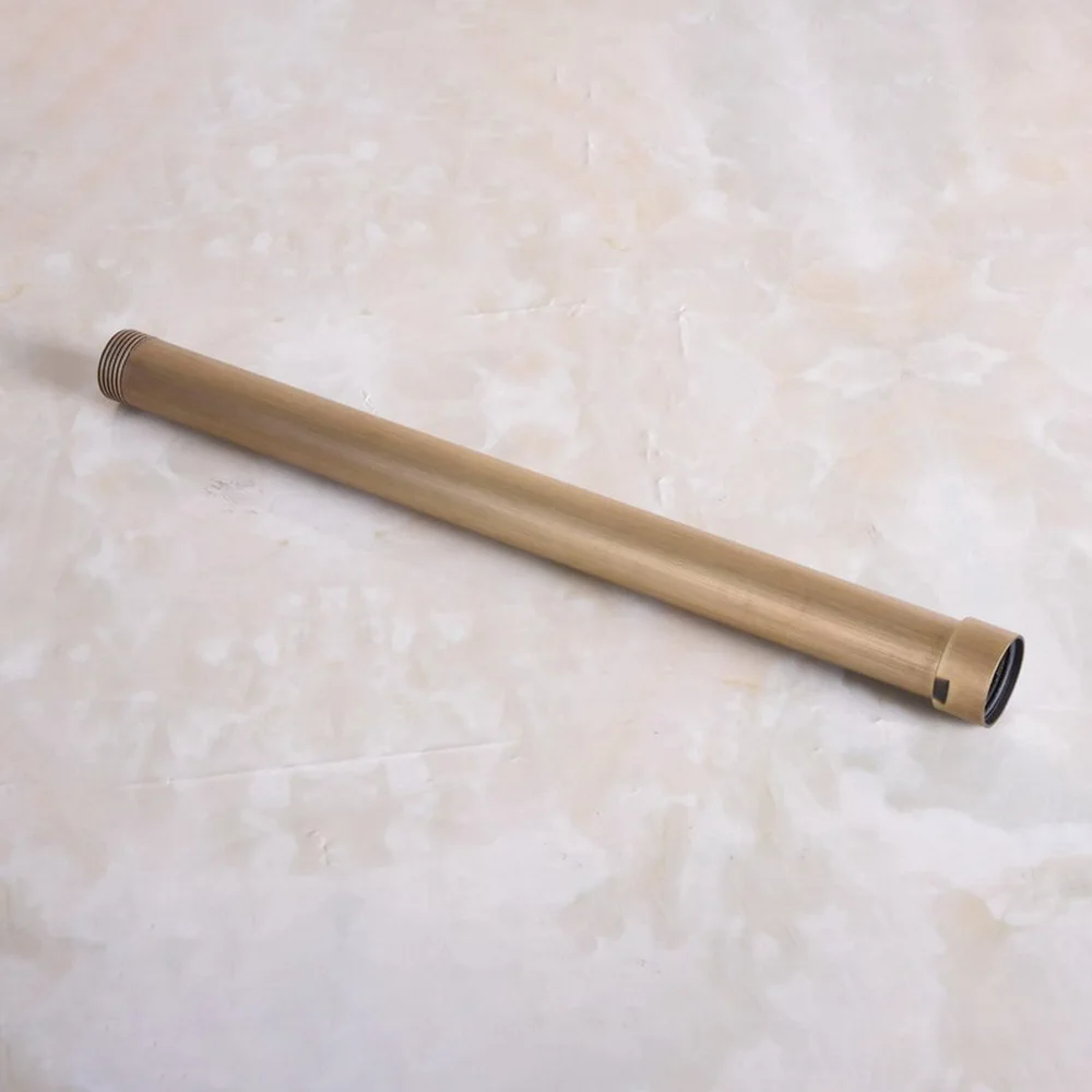32cm Vintage Retro Antique Brass Extension Tube Pipe Rod For Rain Shower Faucet Set (G3/4\
