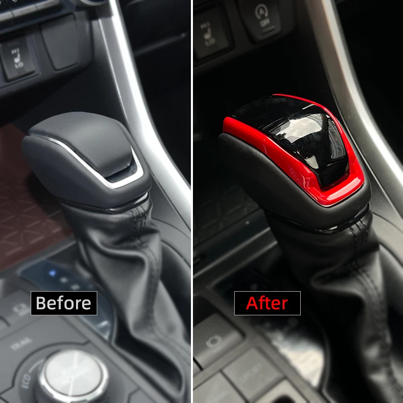 سيارة والعتاد التحول رئيس الياقات ، سيارة التحول غطاء مقبض الباب ، اكسسوارات السيارات الحماية الداخلية ، تويوتا XA50 2020 2021 2022 Rav4 2023