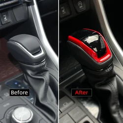 For Toyota XA50 2020 2021 2022 Rav4 2023 Accessories Car Gear Shift Head Collars Car Shift Knob Cover Protection Interiors
