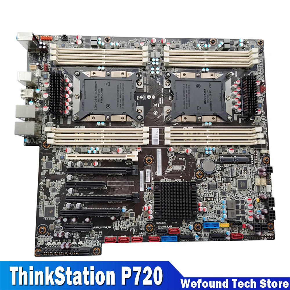 Workstation Motherboard For Lenovo ThinkStation P720 C621 3647 00FC947 01LM602