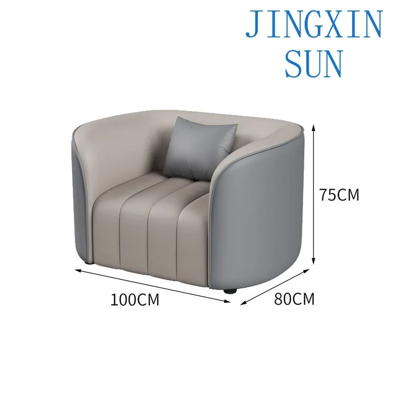 Sofa and Coffee Table Combination Hotel Lobby Business Rest Area VIP Creative Card Seat for Reception