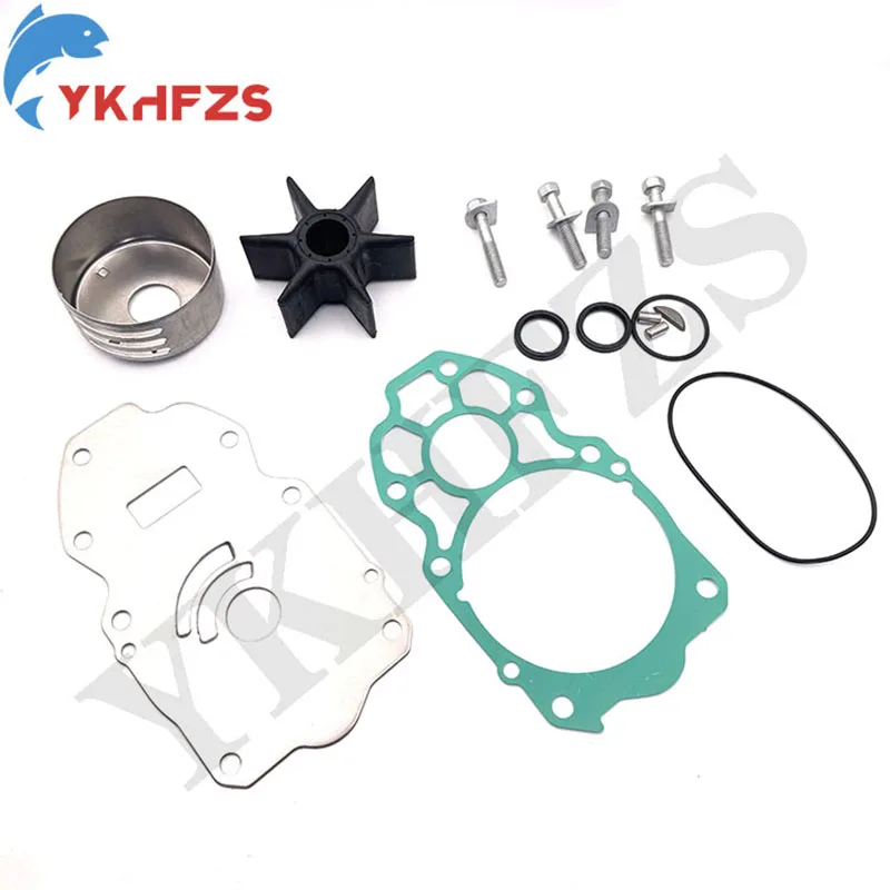 6CE-W0078 Outboard Water Pump Impeller Repair Kit For Yamaha 4 Stroke 225 250 300 350 HP 6CE-W0078-00-00 6CE-W0078-01-00