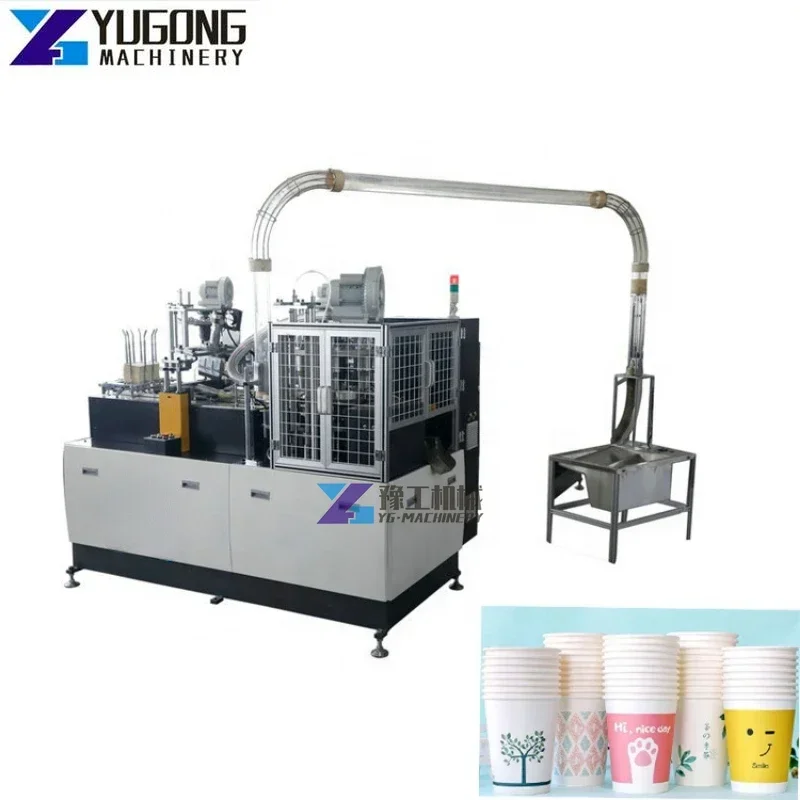 Fully Automatic High Speed Paper Cup Production Making Machine Manufacturing Machines Line Disposable Paper Glass Machine