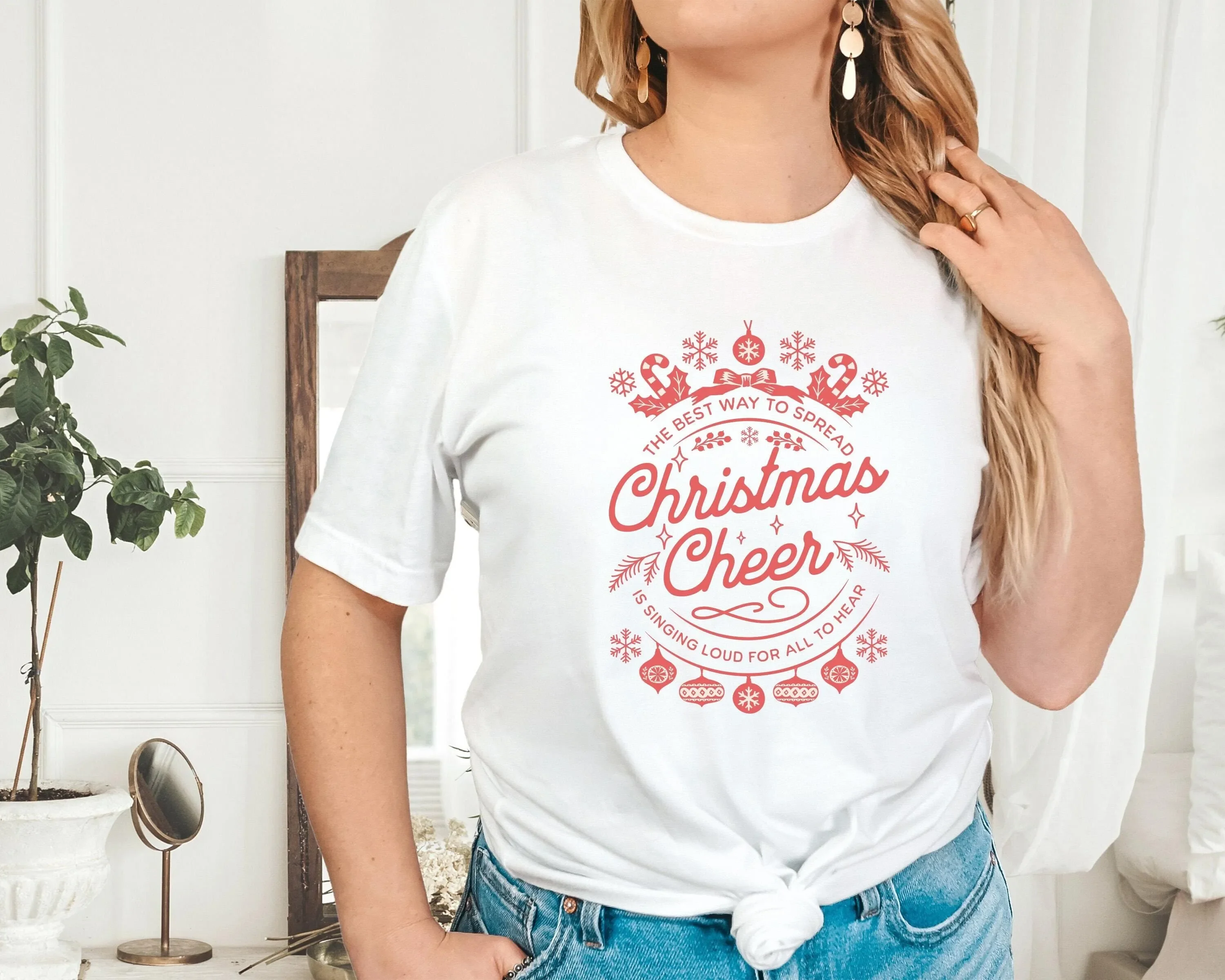 Elf T Shirt Ugly Christmas Sweater Movie Quote Funny Film Fan Winter Holiday X Mas Santa Claus Spread Cheer