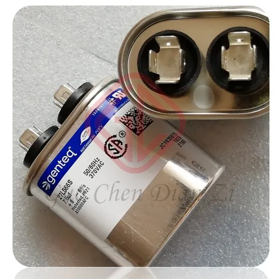 Original new 27L566, 27L566S brand new original spot capacitor 7.5uF 370VAC Genteq warmly for 1year 1pcs