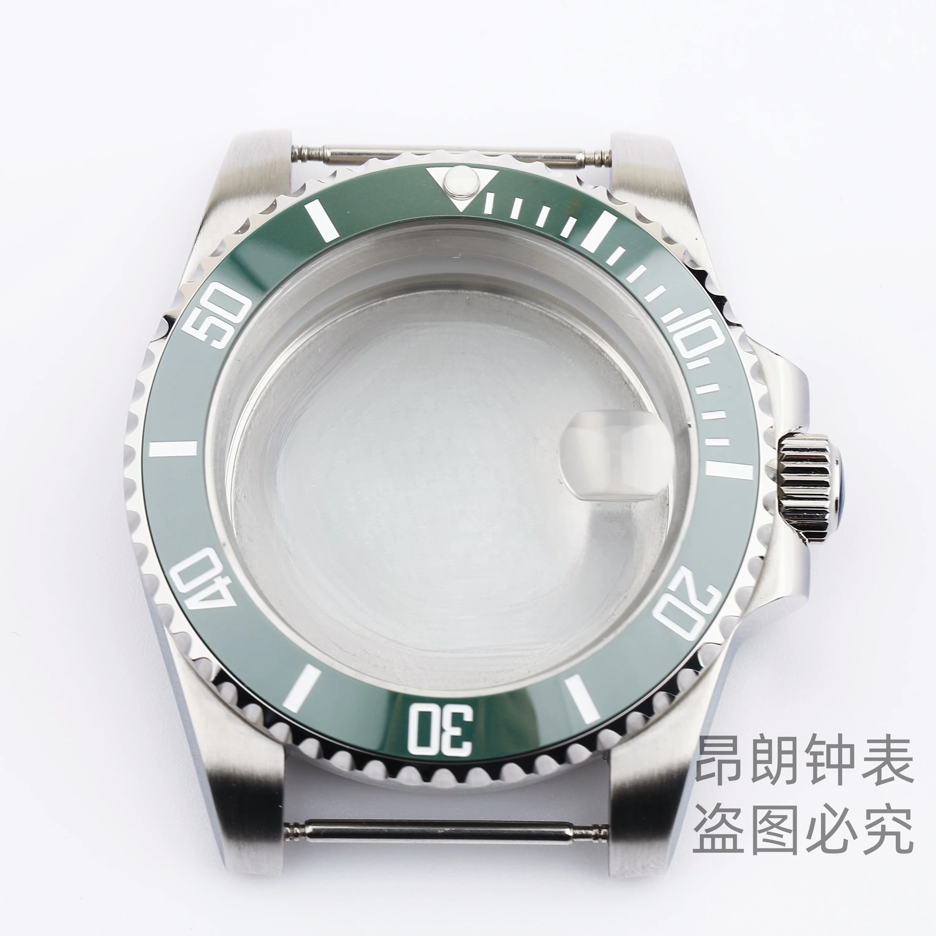 Submariner NH34ดำน้ำ40มม. NH35 NH36 316L สแตนเลสสตีลคริสตัลแซฟไฟร์ปัดด้วยด้านขัดนาฬิกาผู้ชายกลไก