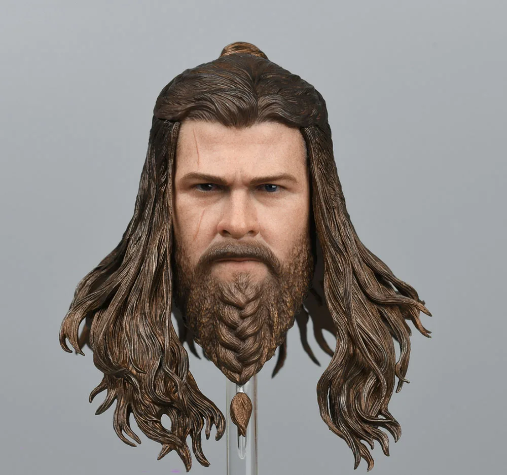 

1/6 Hottoys HT MMS557 Man Tough Guy Male Sculpt Carving with Beard For 12" Action Figure Collectable DIY