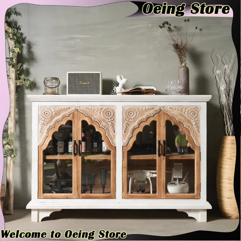 

Multipurpose Vintage Living Room Cabinets Nordic Display Storage Shelf Cabinet Office Luxury Meuble De Rangements Home Furniture