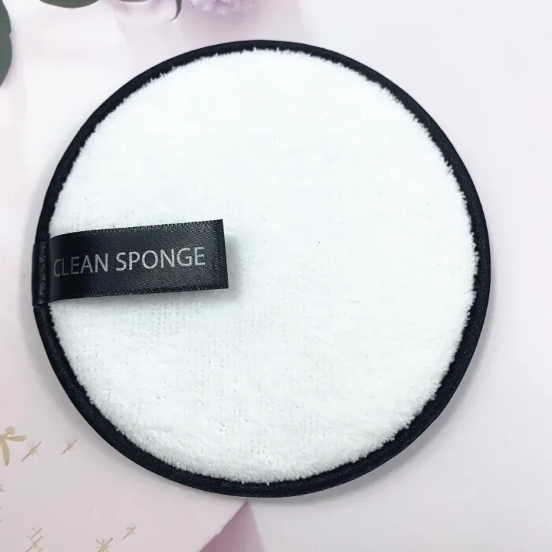 Démaquillant tampon de coton microfibre cosmétiques lavable serviette de maquillage éponge de nettoyage outils de soins de la peau démaquillant 9 couleurs